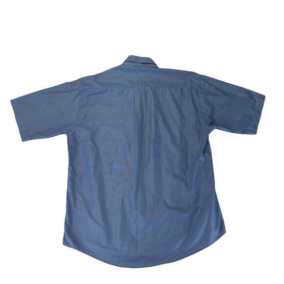 Vintage Gitman Bros Short Sleeve Button-down Shirt Oxford Men's Large Blue USA - Picture 2 of 8